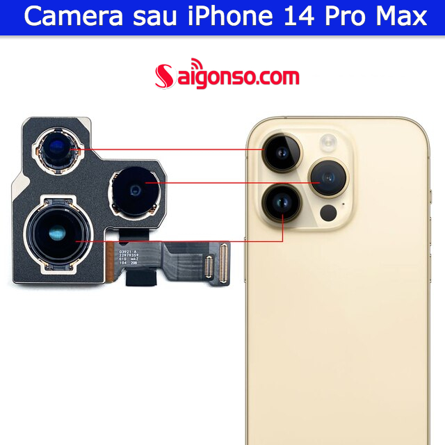 thay camera sau iphone 14 pro max